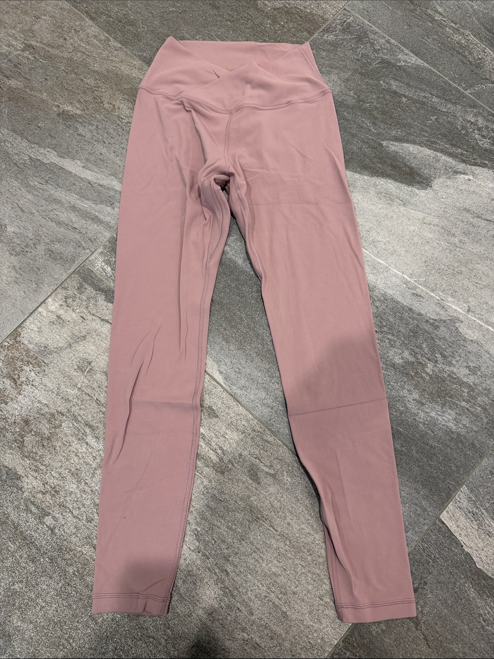 Aritzia Mauve High-Waist Leggings